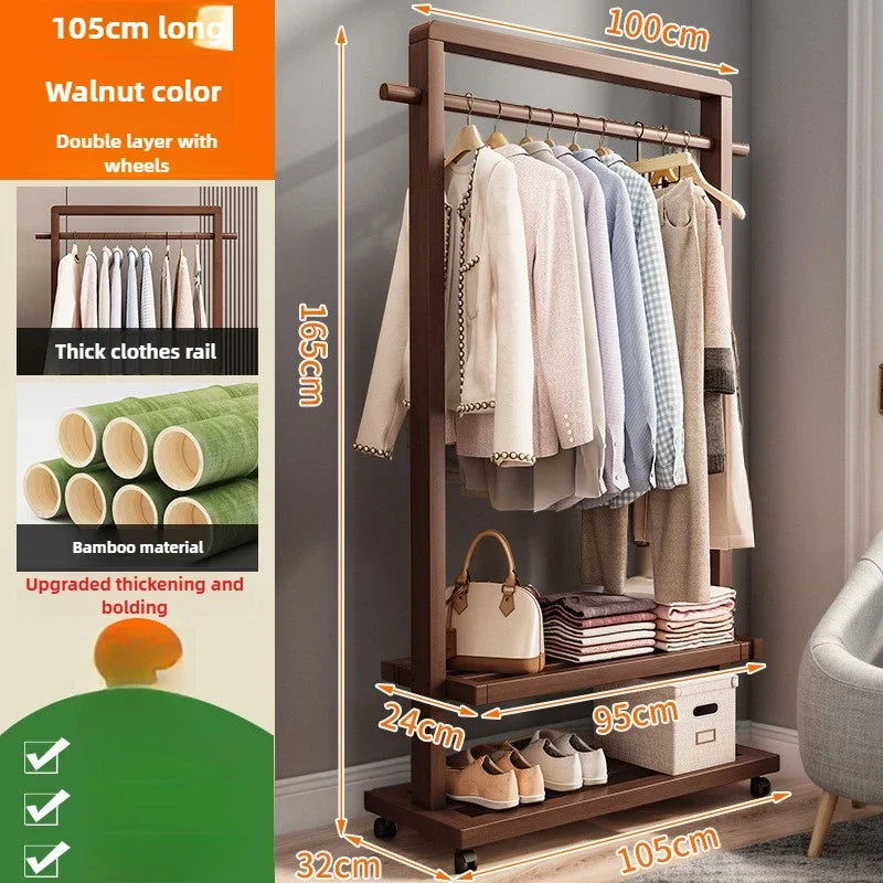 Multi-functional Hanging Hanger Floor-to-ceiling Bedroom Simple
