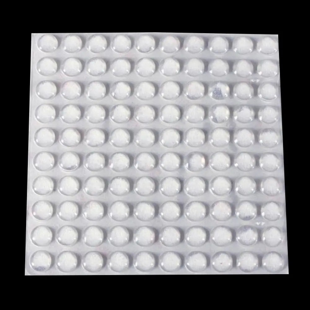 50/64/80/100PCS Silicone Furniture Door Bumper Cushions Transparent Buffer Pads Anti-slip Self-adhesive Collision Cushion Oasis Select