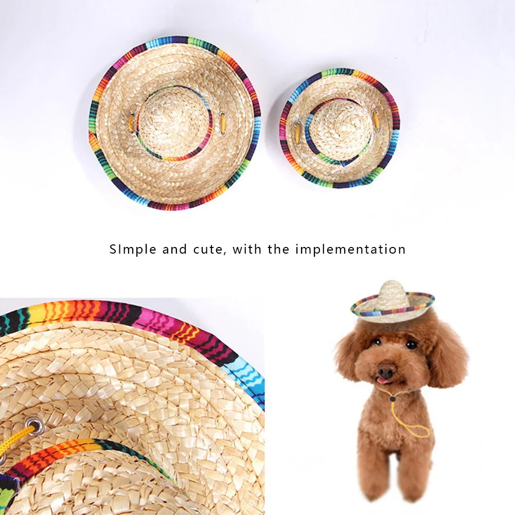 Cute Mexican Small Hat Hair Hoops Colorful Party Hats Headbands Festival Headdress Performance Props Halloween Party Supplies Oasis Select