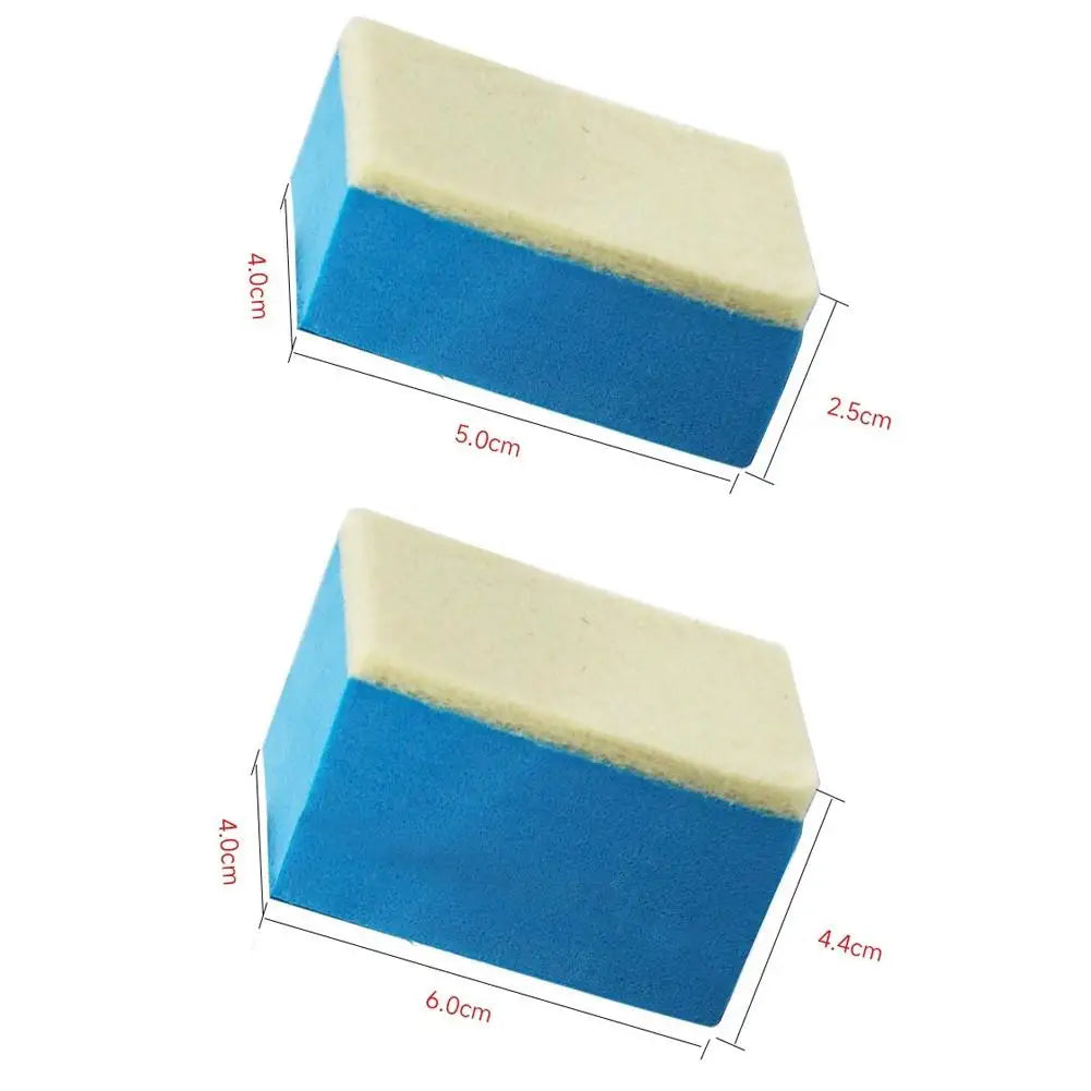 Car Glass Oil Film Remover Wool Felt Polish Sponge Pad