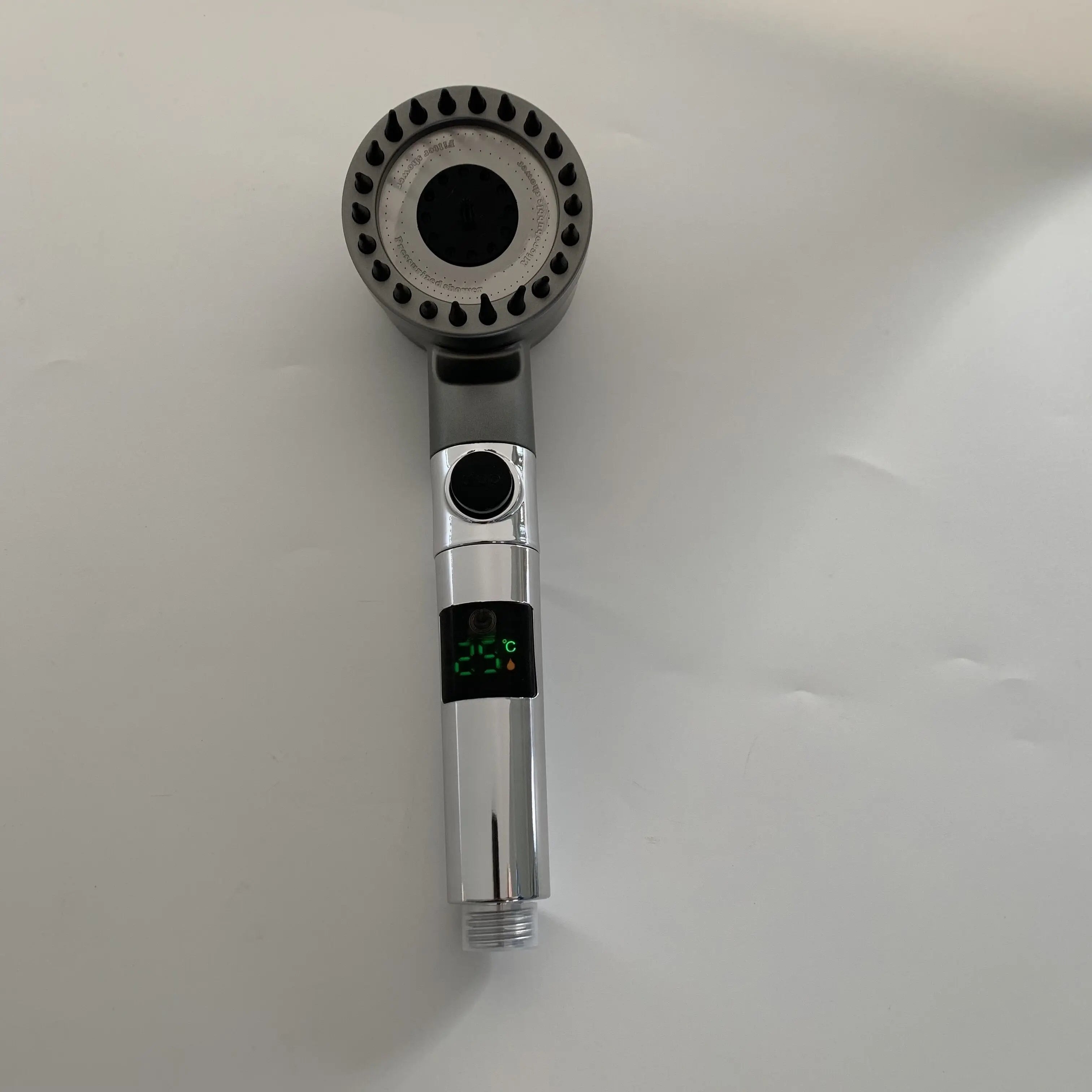 3 Modes Temperature Display Large Shower Head High Pressure Portable Filter Rainfall Faucet Tap Bathroom Innovative Accessories Oasis Select GCB Shower