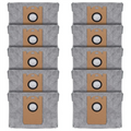 10 Pcs Dust Bags for RoboVac L35 Hybrid LR30 Hybrid LR20 Auto-Empty Station, with Activated Carbon Fabric Oasis Select Default Title