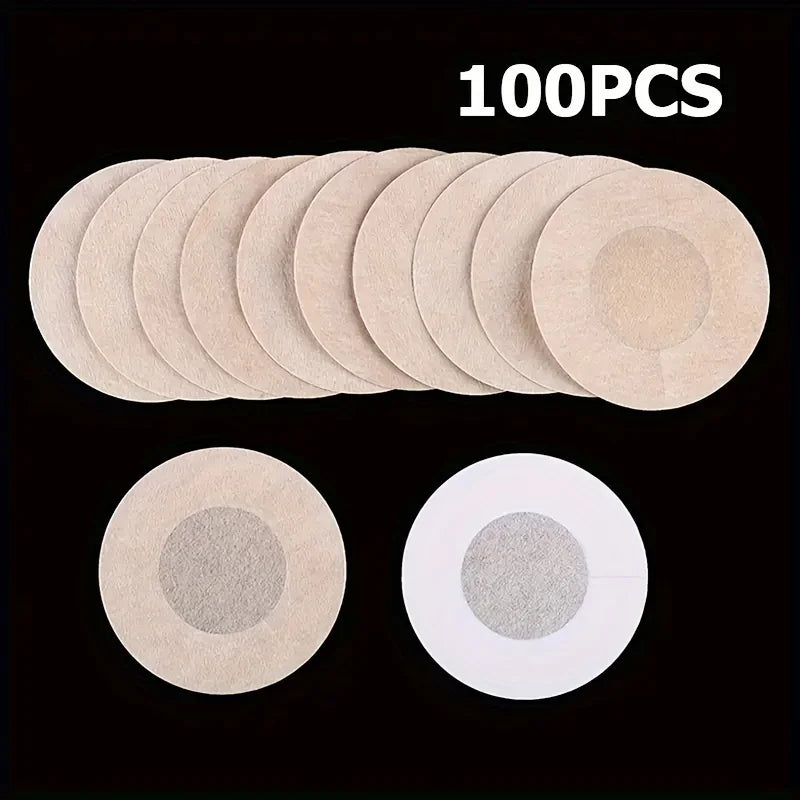 50/100pcs Disposable Nipple Stickers, Self-adhesive Breathable Seamless Invisible Bra, Women's Fitted Bra Liner Oasis Select One Size rotundity 100PCS