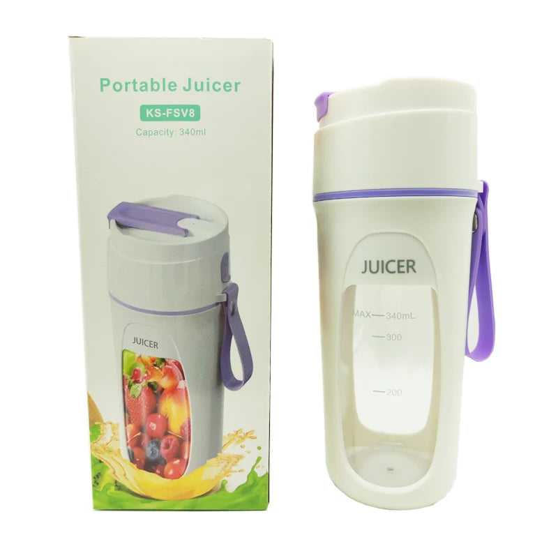 Portable Blender USB Rechargeable Personal Size Blender Juicer Machines Cup For Smoothies And Shakes Mini Fruit Mixer Cup Oasis Select