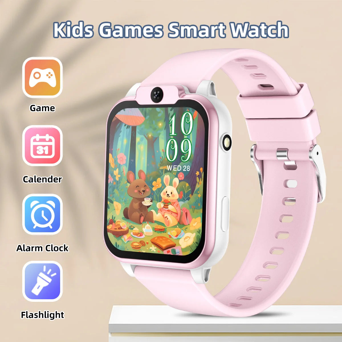 Kids Smart Watch with Camera, Games & 24 Languages | SIMSONLAB