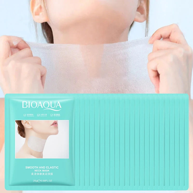 BIOAQUA Collagen Neck Mask 20pcs – Firming & Brightening Collagen Neck Mask Oasis Select Default Title