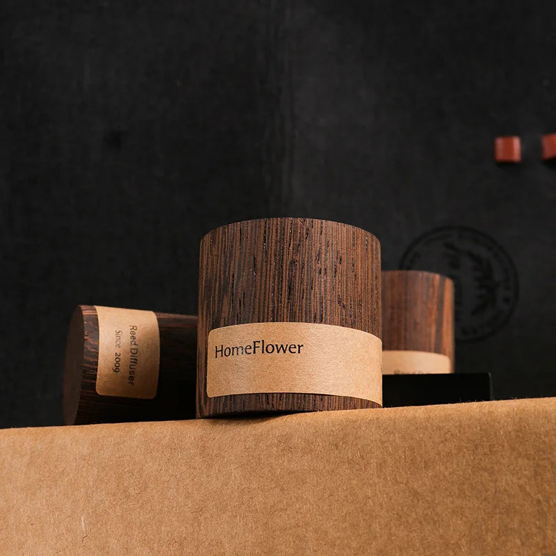 HomeFlower pure solid wood aromatherapy decoration size cylindrical indoor advanced fragrance fragrance wood decoration Oasis Select