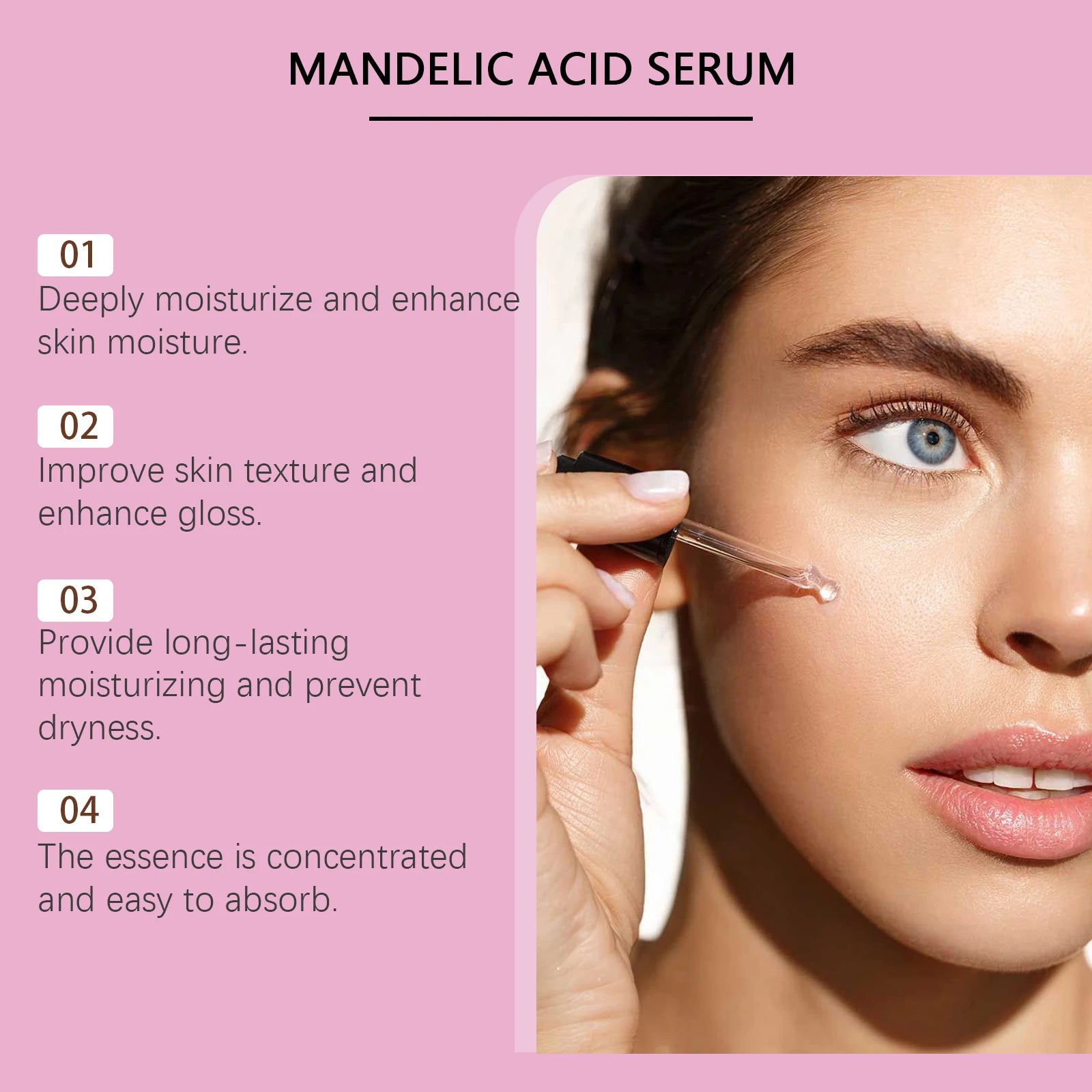 West Month Mandelic Acid Face Serum – Exfoliate & Glow 1 OZ Facial Serum Oasis Select