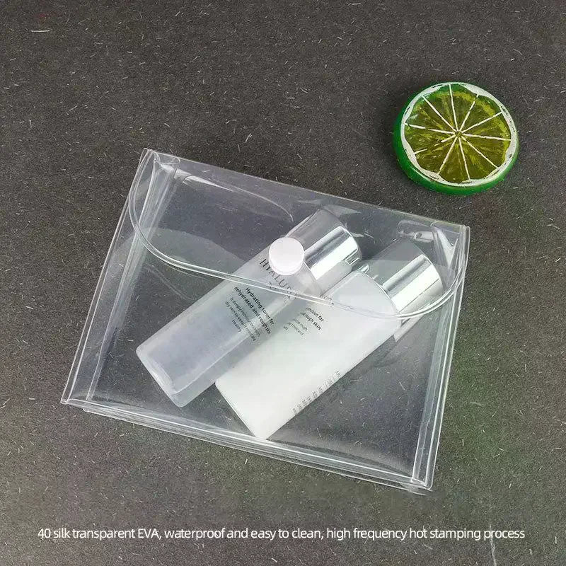 Transparent PVC Passport Holder Organizer Envelope – 2 Pack