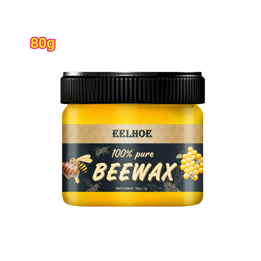 Natural Beeswax Furniture Wood Products Brightening Care Waterproof Wear-resistant Wood Maintenance Wax Anti-cracking Floor Wax Oasis Select 80g