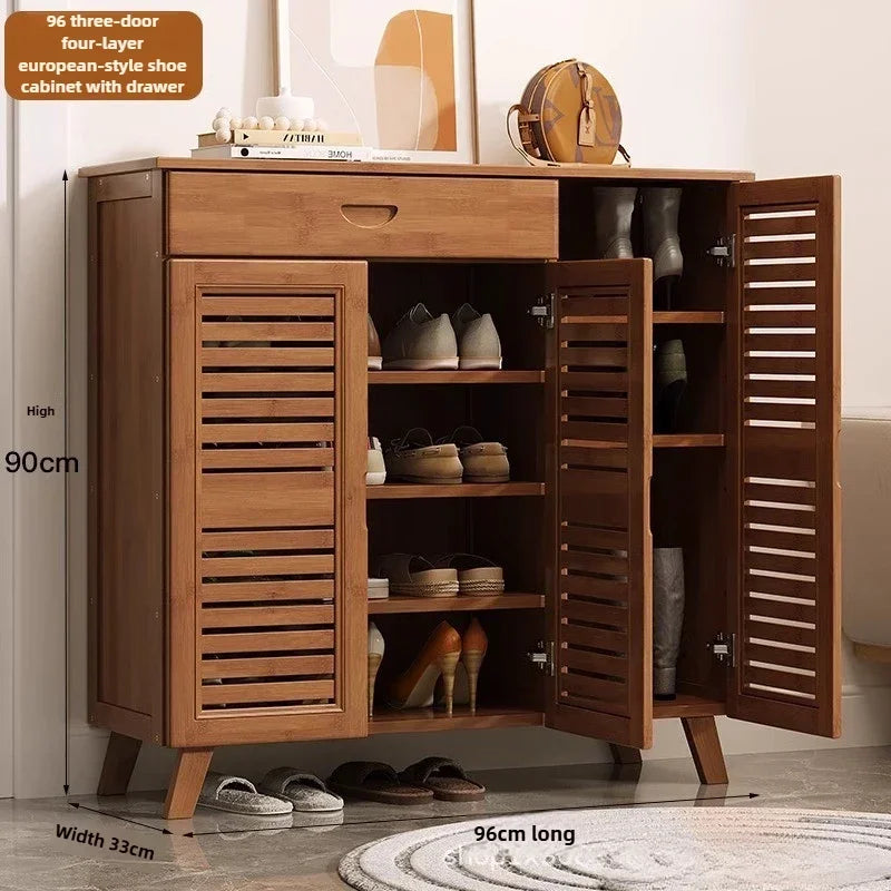 Multi-functional Shoe Cabinet Home Door Locker Entrance Cabinet Living Room Grocery Cabinet Shoe Rack Oasis Select 96B