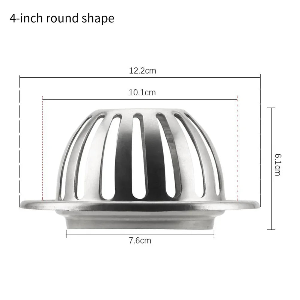 Stainless Steel Gutter Leaf Guard & Downspout Filter 3/4/5 Inch Gutter Leaf Guard Oasis Select Round 4inch