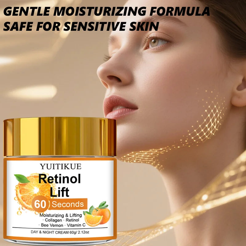 YUITIKUE Retinol Lift Cream – Anti-Aging Face Moisturizer 60g