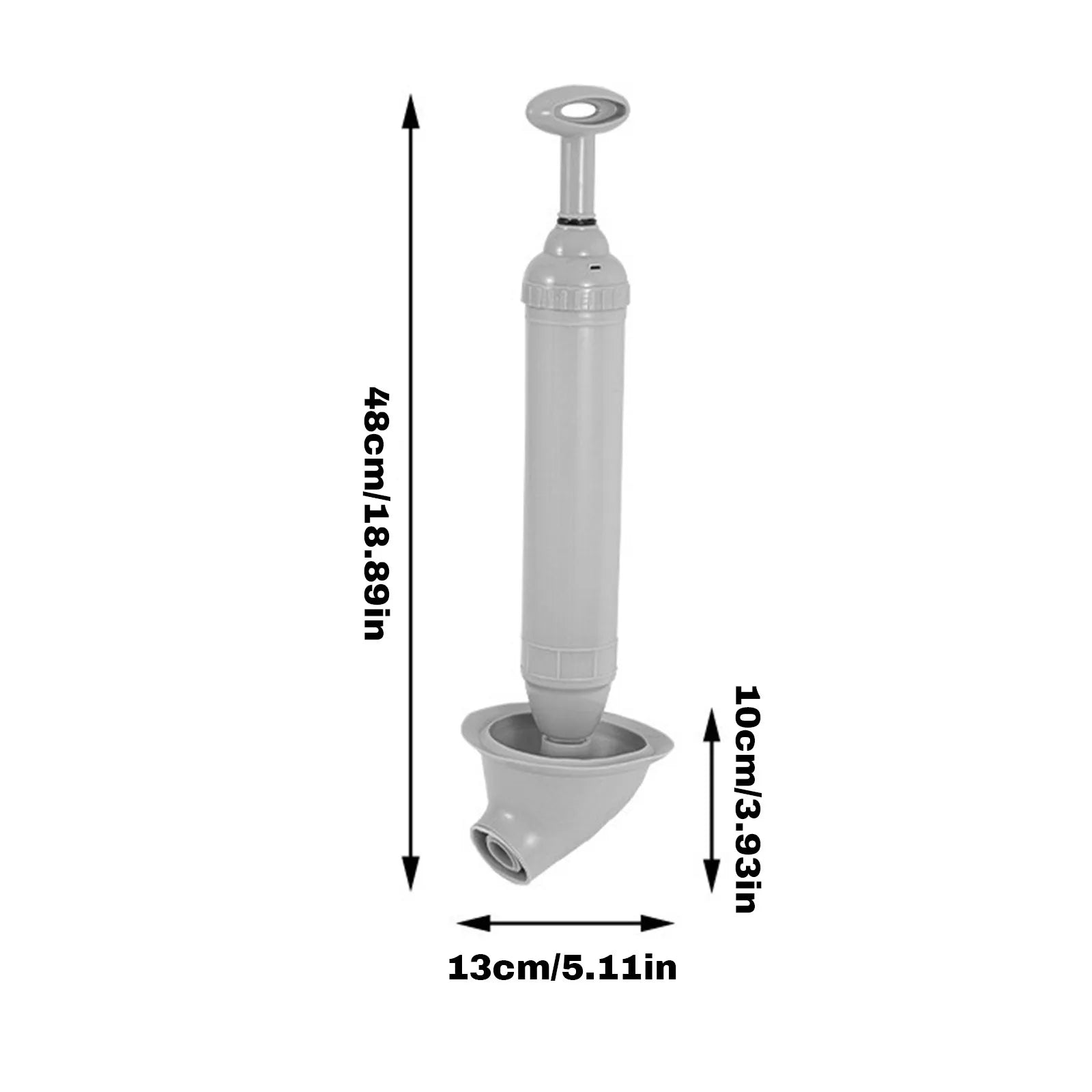 Bathroom Toilet Clog Remover Plunger Vacuum Pump Plunger Manual High Pressure Household Toilet Clog Remover Suction Plunger Oasis Select