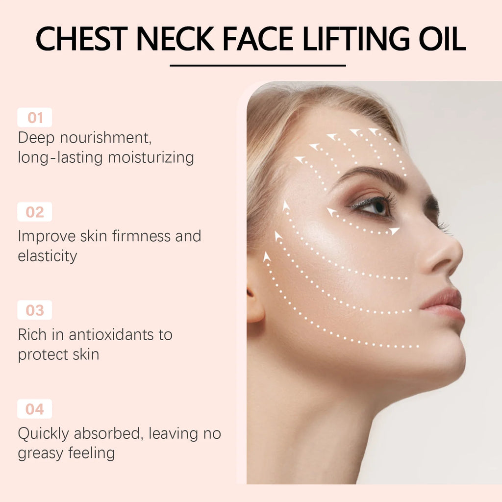WEST MONTH Face Neck Chest Lifting Oil – Firm & Nourish Facial Lifting Oil Oasis Select