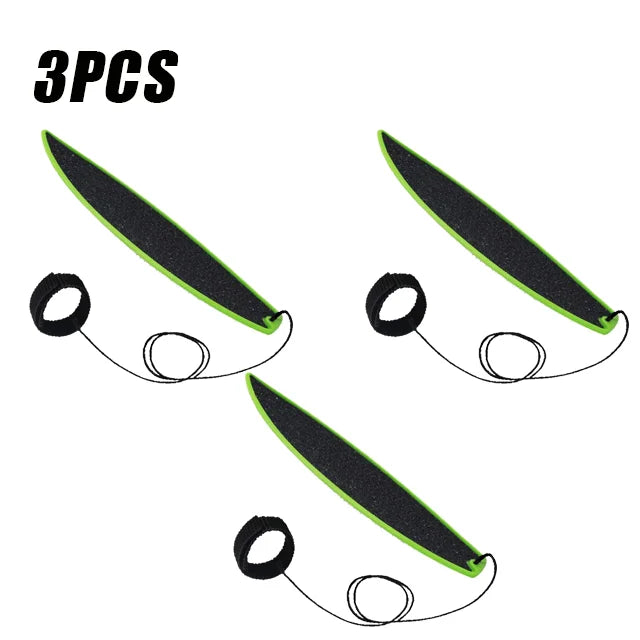10PCS Finger Surfboard Mini Fingertip Surfboard Toys Surf Wind Mini Board Children's Toys Birthday Gift Novelty Toys Oasis Select Green-3PCS