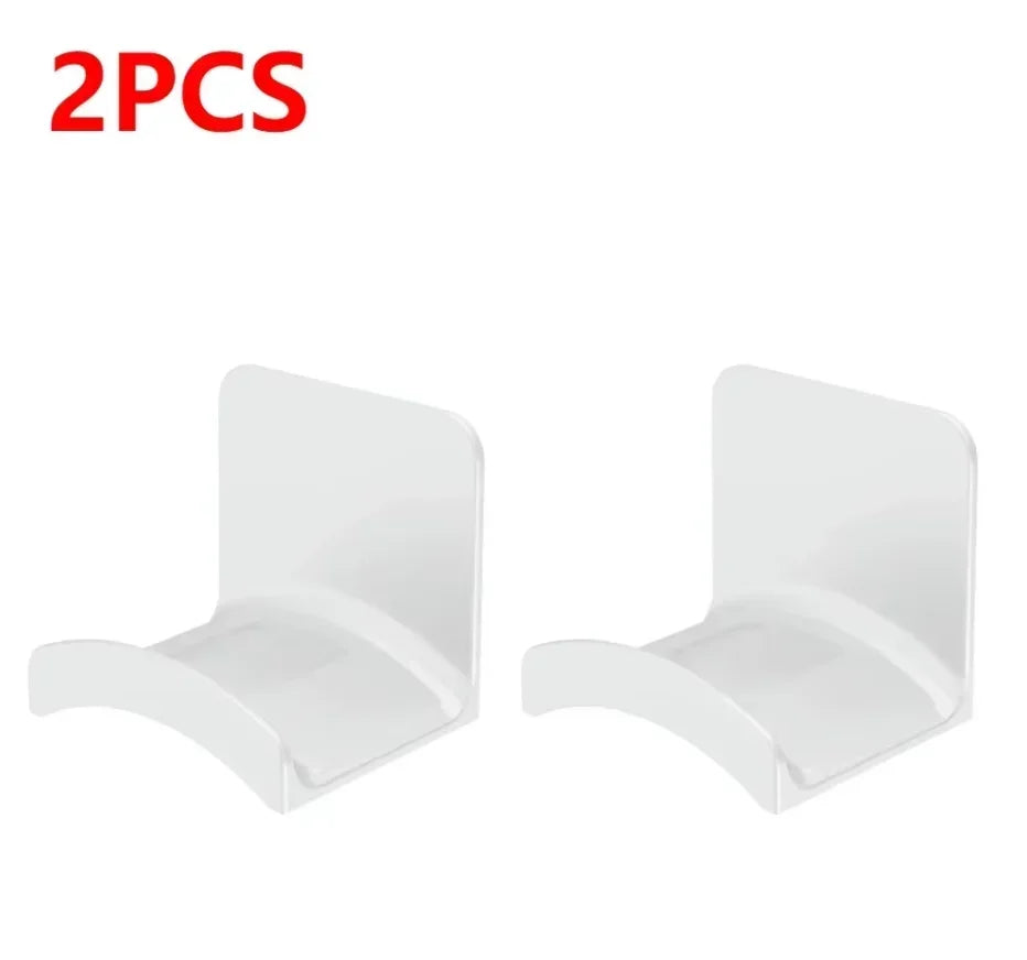 Headphone Bracket Swivel Mounted PC Gaming Headset Stand Holder Under Desk Hanger Hook Earphones Display Stand With USB Ports Oasis Select 2PCS White