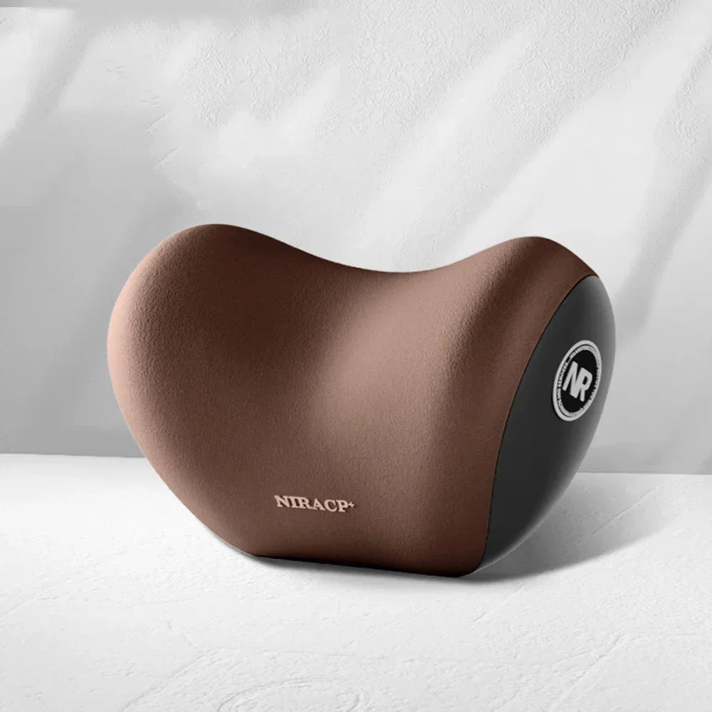 Car Pillow Headrest Neck Pillow Memory Foam Cervical Lumbar Support Car Headrest Back Pad Back Pillow Office Car Interior Acces Oasis Select Brown Headrest