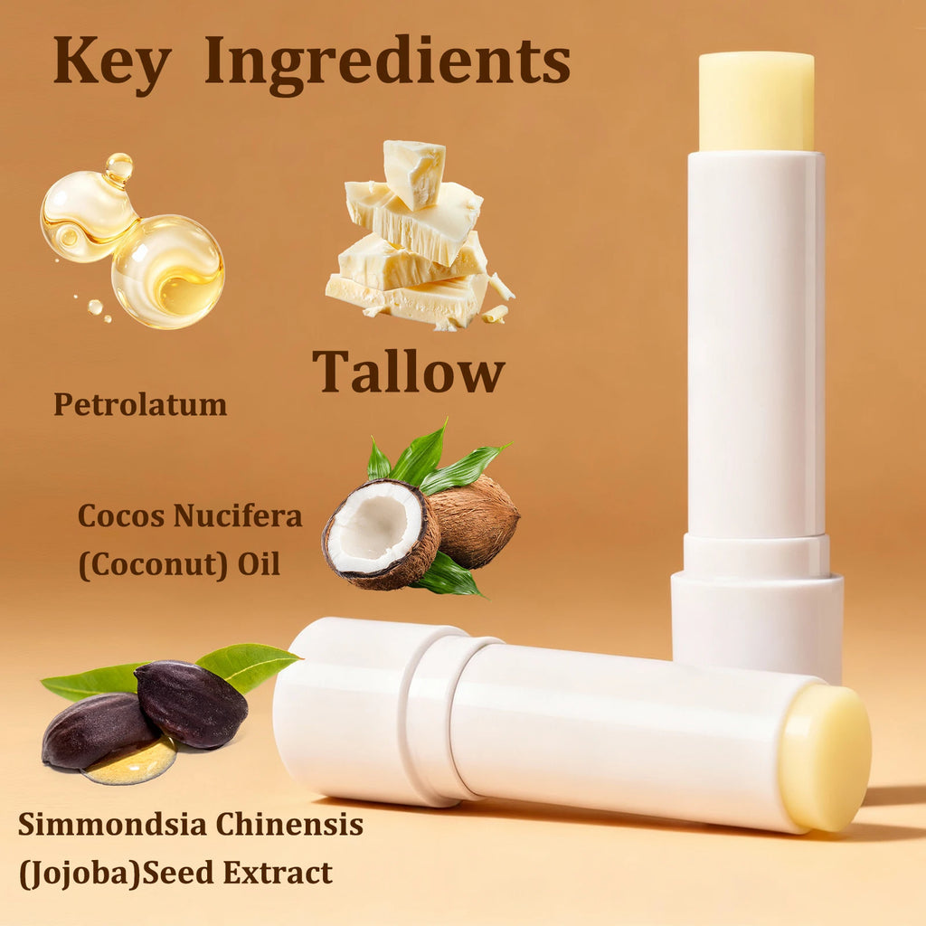 YURHERSU Coconut Oil Lip Balm – Natural Hydration & Moisture Lip Balm Oasis Select