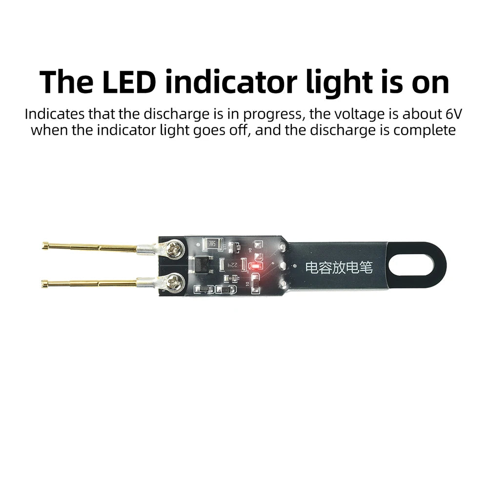 High-Voltage Discharge Capacitor AC/DC Anti-Electric Shock Switch Power Supply Maintenance Testing Tool for Professional Use Oasis Select