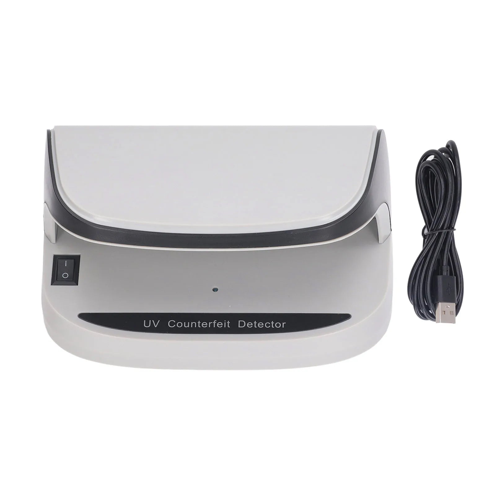UV Money Detector UV Counterfeit Bill Money Detector Automatic On Off Currency Detector for Check Passport Credit Card DC5V 2A Oasis Select WHITE