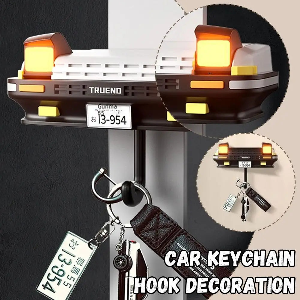 2025 New AE86 Car Headlight Key Holder Room Accessories Wall-Mounted Key Hanger Wall Hooks Car Enthusiasts' Gifts Birthday Gift Oasis Select