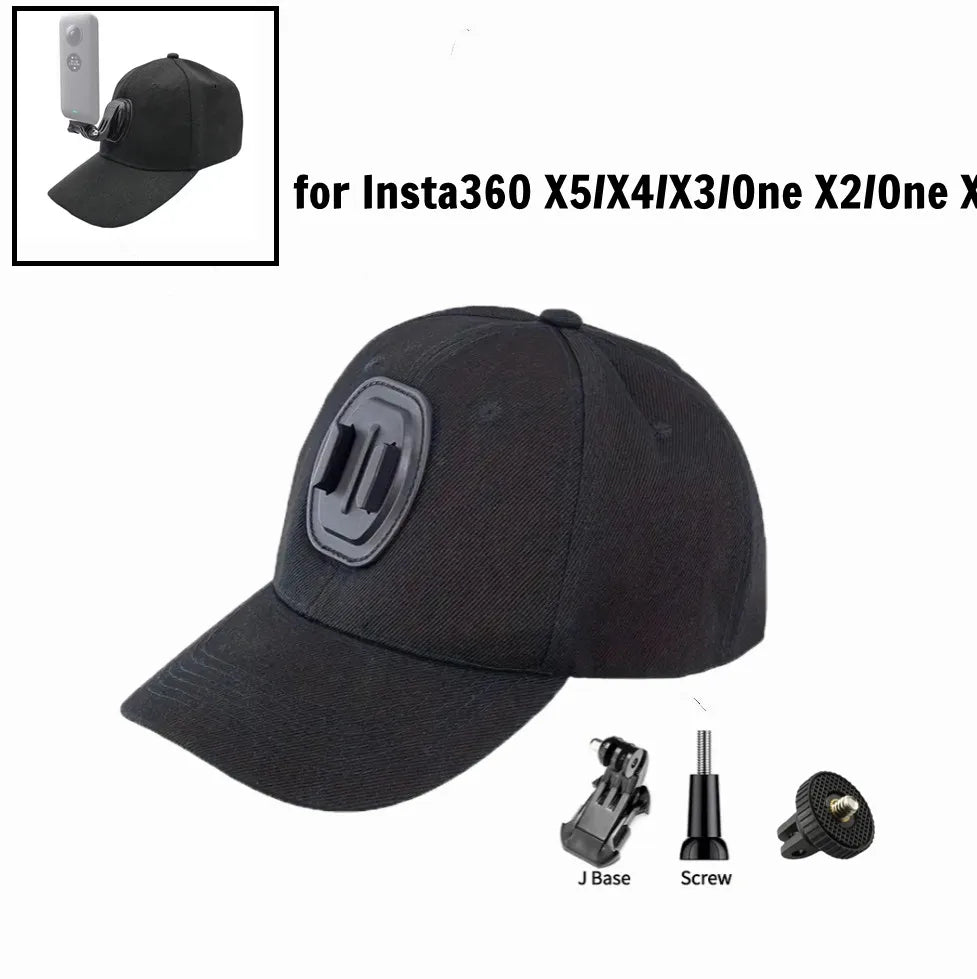 Baseball Cap Action Camera Mount – GoPro, DJI & Insta360
