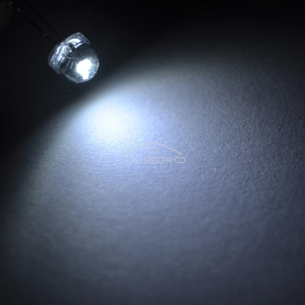 5mm Straw Hat LED Diodes 100/200pcs – 9 Colors, Ultra Bright