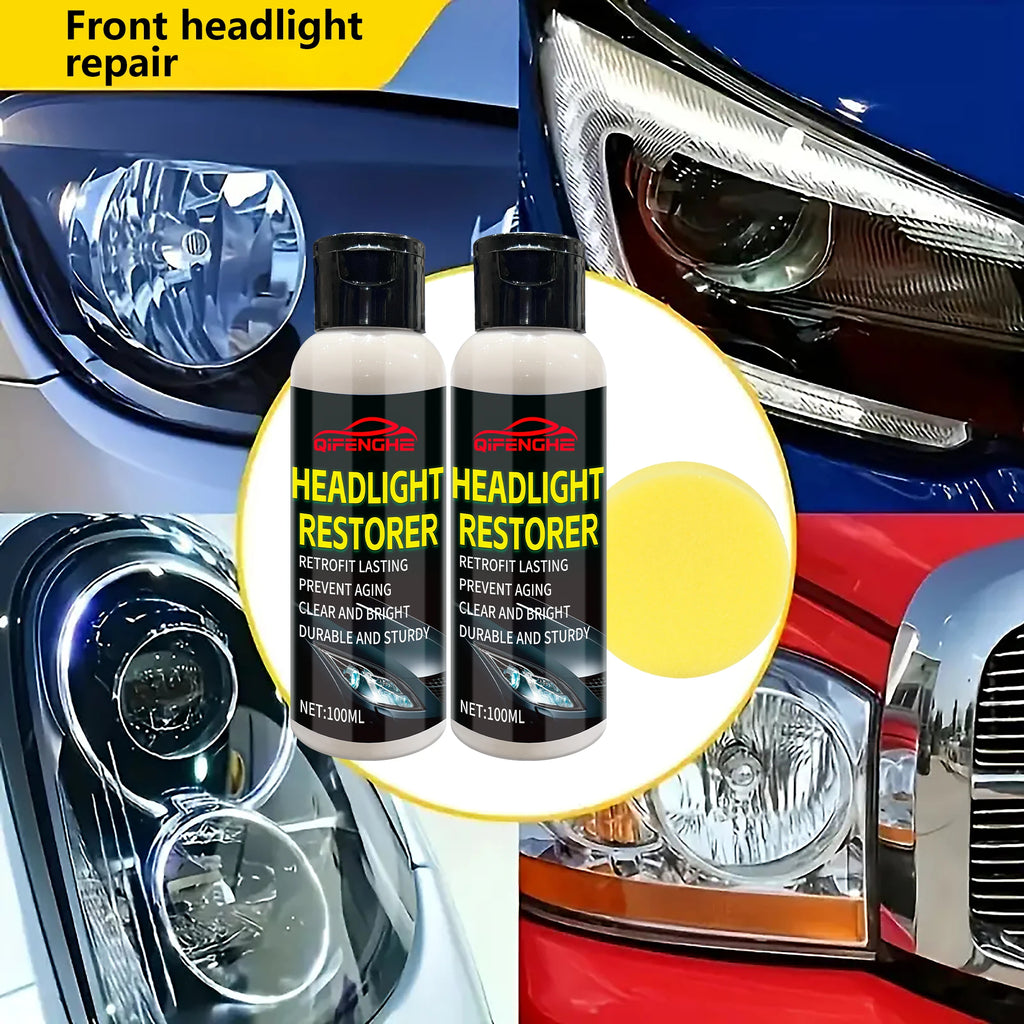 Car Headlight Restoration Kit – Polishing & Cleaning Paste