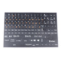 1Pc Full Size Russian Keyboard Stickers Letter Alphabet Layout Sticker Key Stickers For Laptop Desktop PC Keyboard Cover Oasis Select Orange
