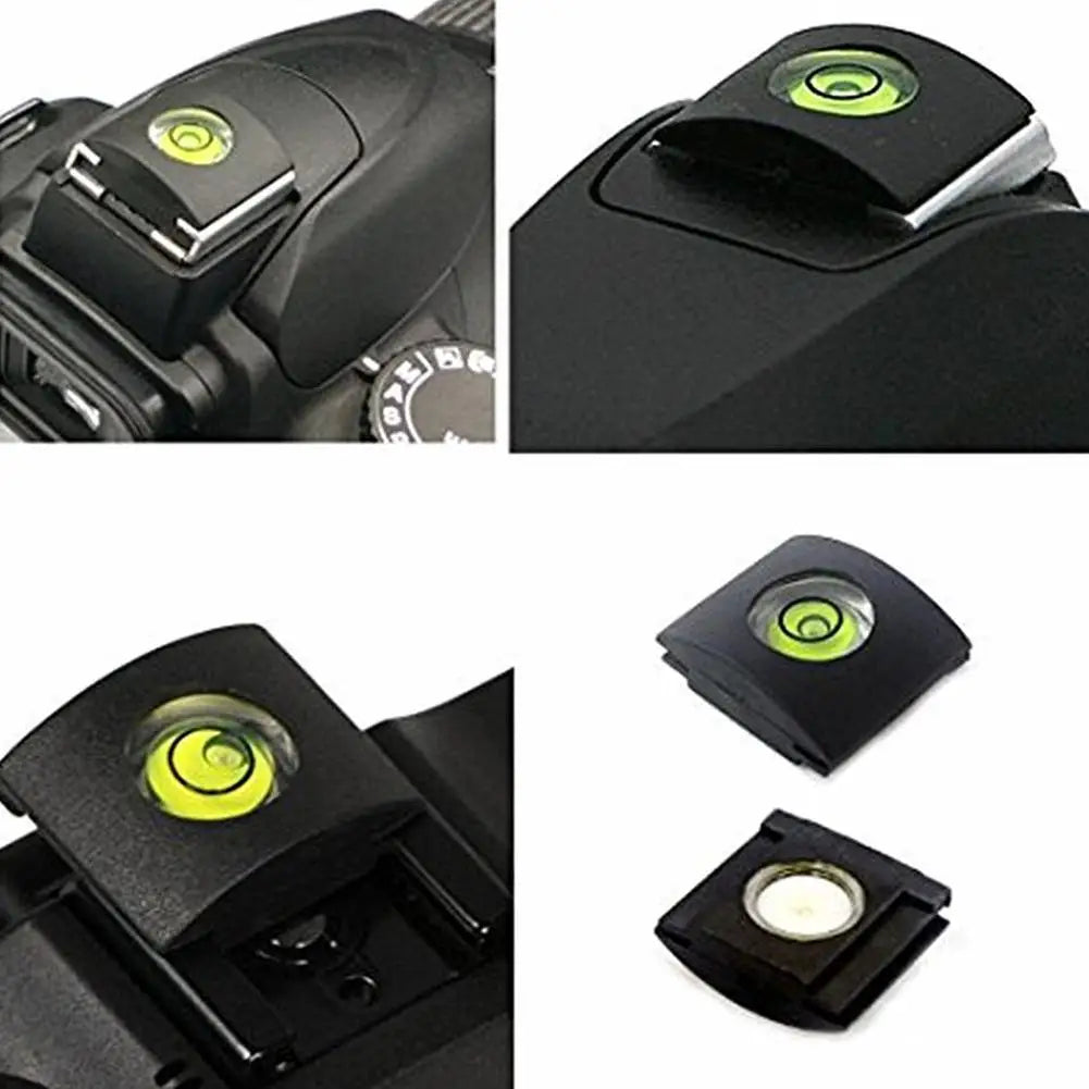 Hot Shoe Cover with Spirit Level for Canon Nikon DSLR SLR