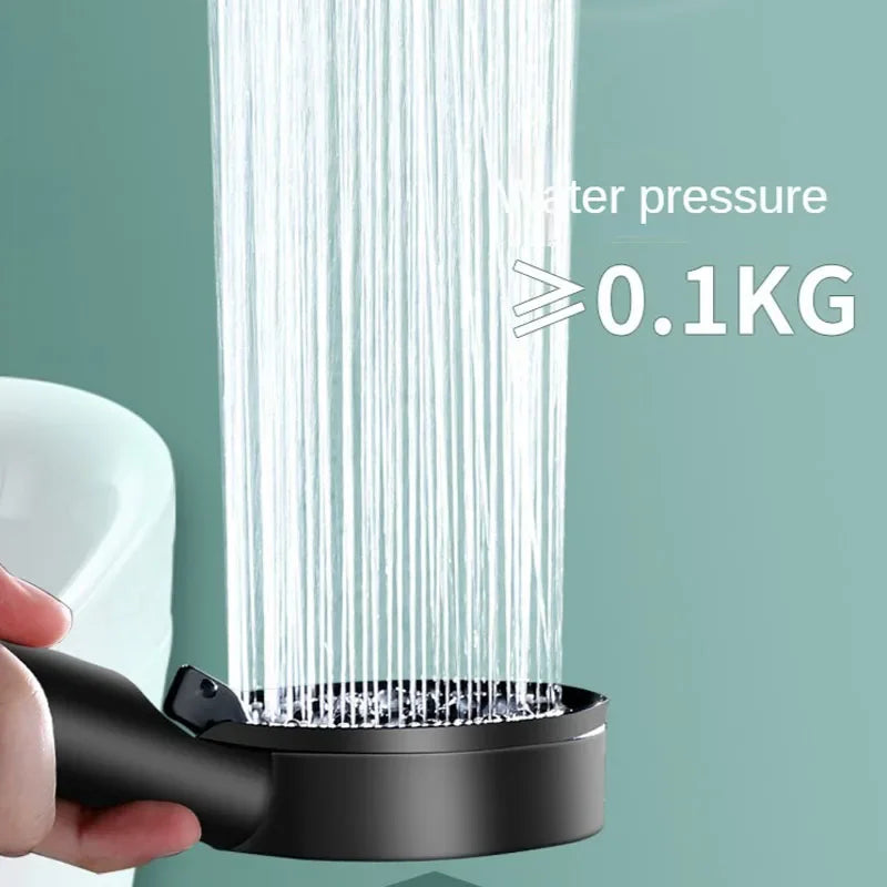 5 Modes Shower Head Set with Water Pipe Bracket Adjustable High Pressure Water Saving Shower Head Water Massage Shower Head Oasis Select