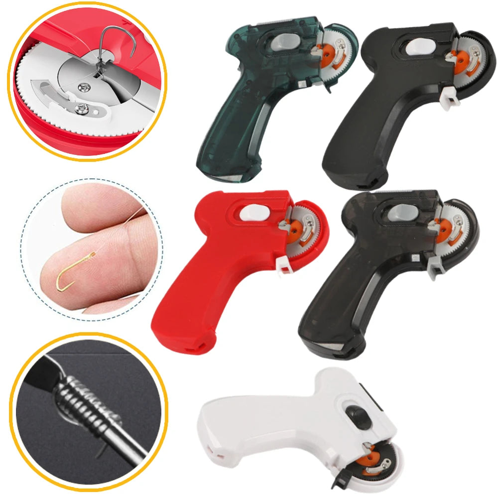 Automatic Electric Fishing Hook Layer Machine Portable Fishing Hook Line Tying Binding Device Fast Knotting Tool for Fishing Oasis Select