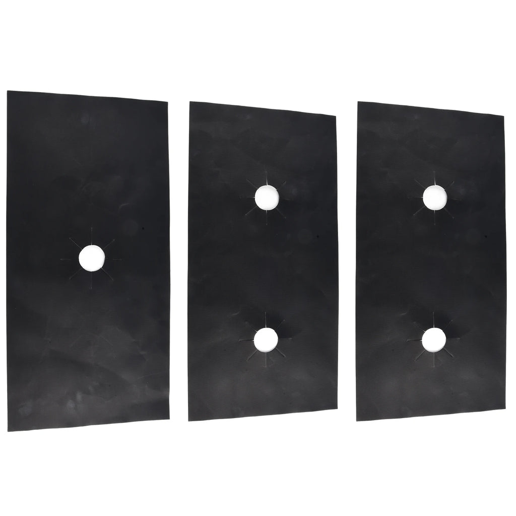 3Pcs/Set Gas Stove Pad Stove Protective Cover 5-Hole Kitchen Cleaning Anti-dirty Protector Pads 54x27cm Oasis Select