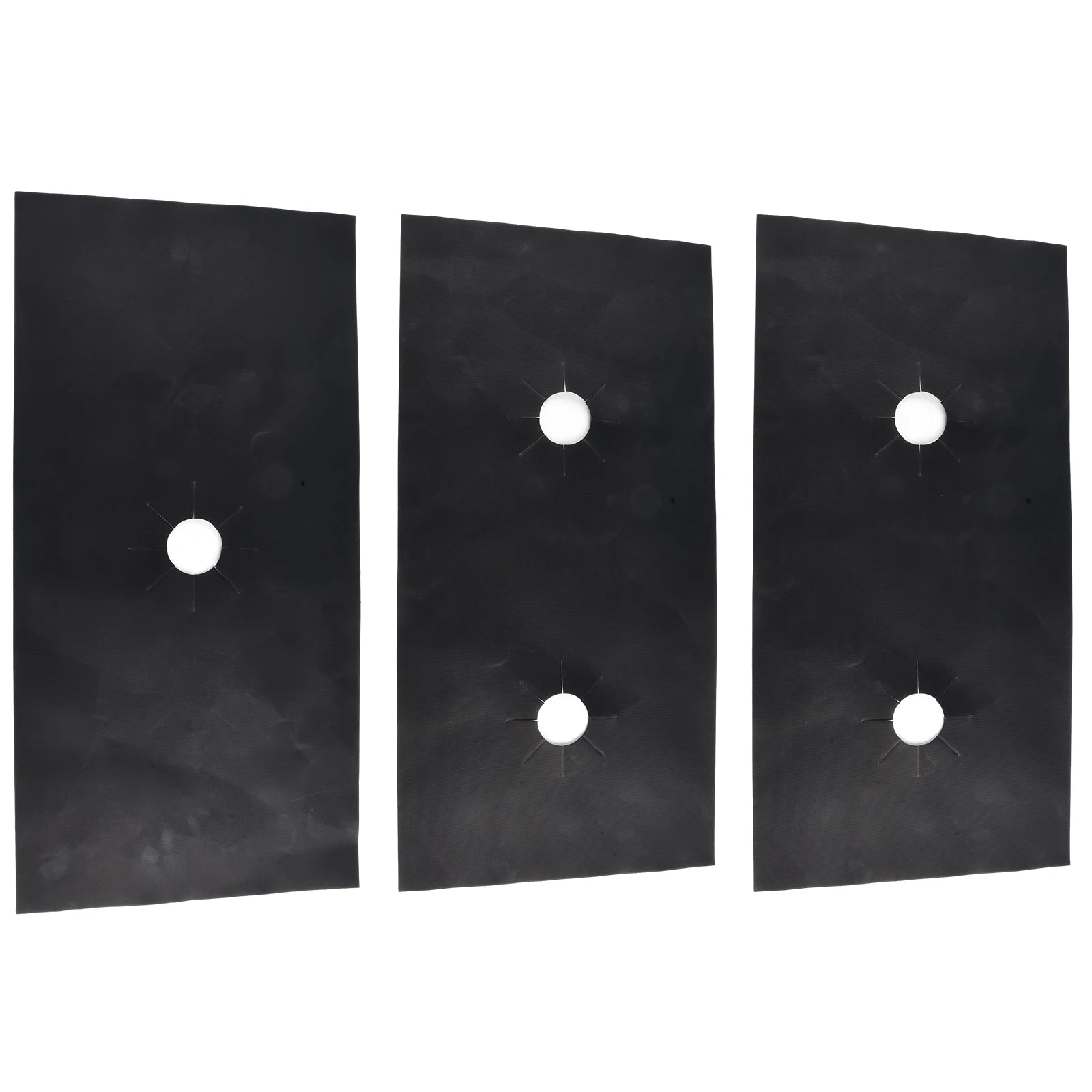 3Pcs/Set Gas Stove Pad Stove Protective Cover 5-Hole Kitchen Cleaning Anti-dirty Protector Pads 54x27cm Oasis Select