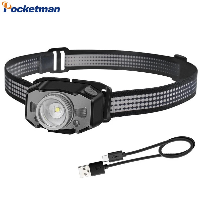 POCKETMAN IR Motion Sensor LED Headlamp | USB-C Rechargeable