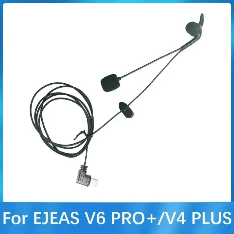 For EJEAS V4 Plus/V6PRO+ Motorcycle Helmet Bluetooth Intercom Type-C Interface In-Ear Headphones Optional left and right ears Oasis Select