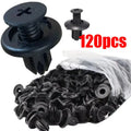 20/40/60/80/120Pcs Universal Car Buckle Set Fastener Rivet Clamping Fastener Buckle Car Accessory Abs Material Fixed Screw Oasis Select 120pcs