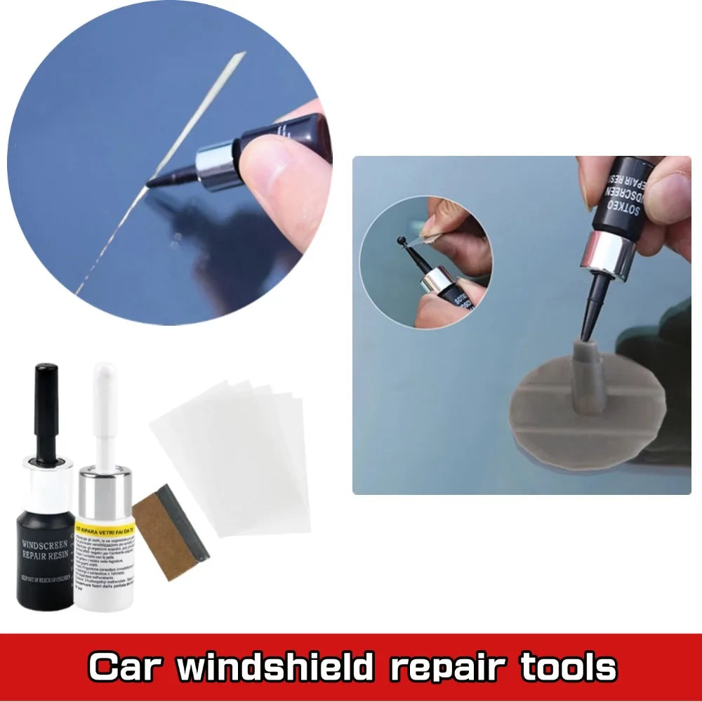 Car Windshield Cracked Repair Tool Upgrade Auto Glass Repair Fluid DIY Auto Window Scratch Crack Restore for Car Accessories Oasis Select