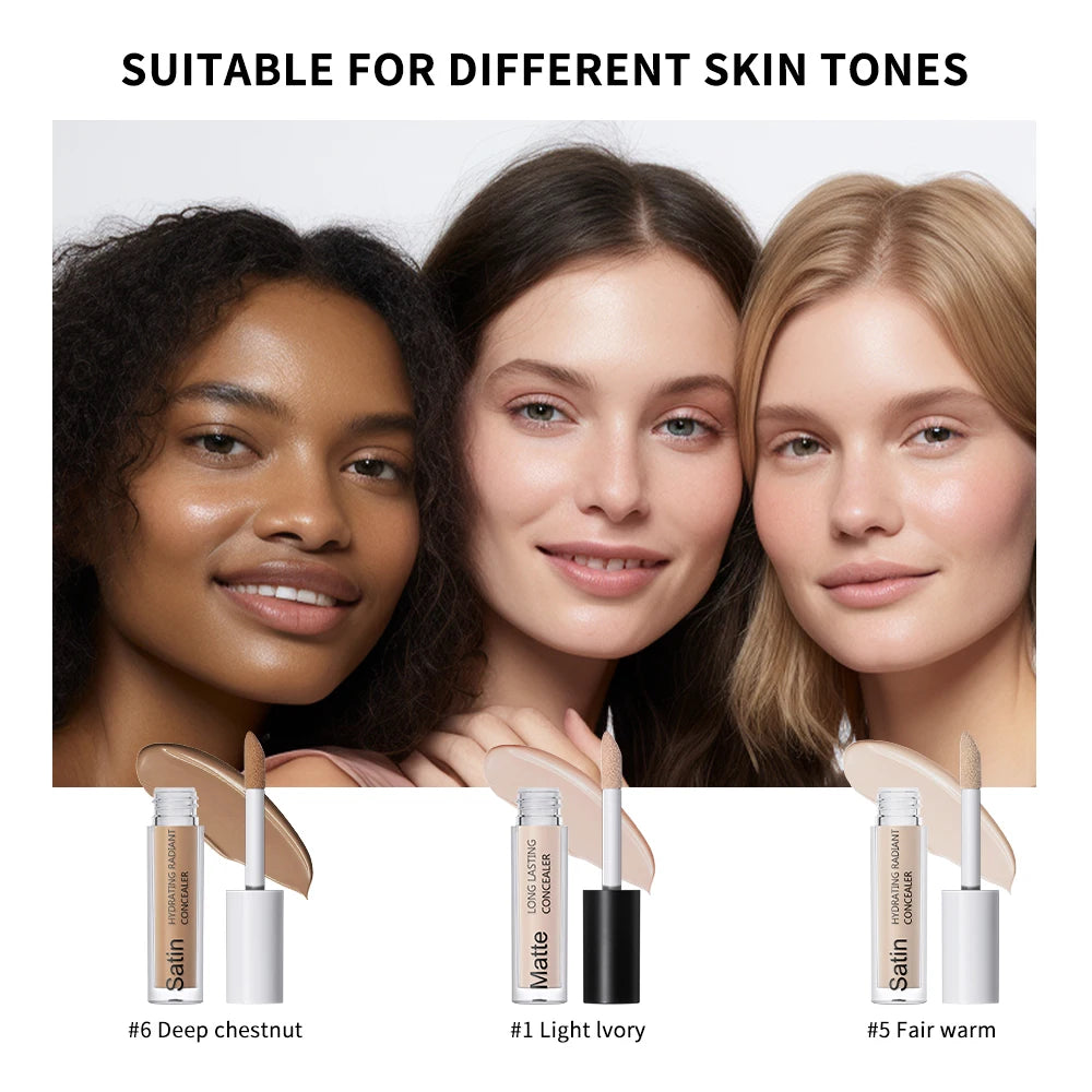 Lakerain Liquid Concealer | Full Coverage Matte & Satin Finish