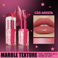 MLSMILE Spiral Star Glitter Marble Lipstick – Matte & Pearlescent