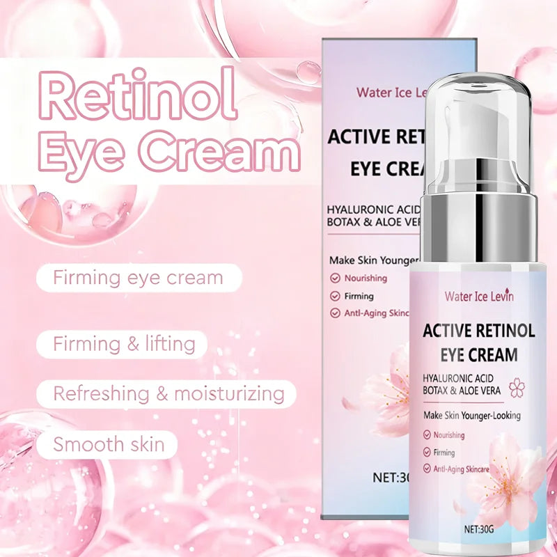 Active Retinol Eye Cream – Hyaluronic Acid & Aloe Vera 30g Retinol Eye Cream Oasis Select