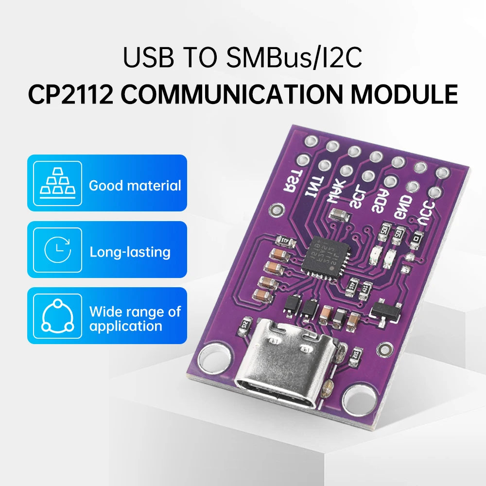 CP2112 Module Usb To Smbus/I2C USB To I2C Communication Module CCS811 Debugging Board Type-C Oasis Select