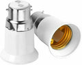1pc Light Bulb Adaptor Bayonet B22 To Edison Screw E27 Lamp Converter Holder Light Adapter Lamp Holder Lighting Parts Oasis Select Default Title
