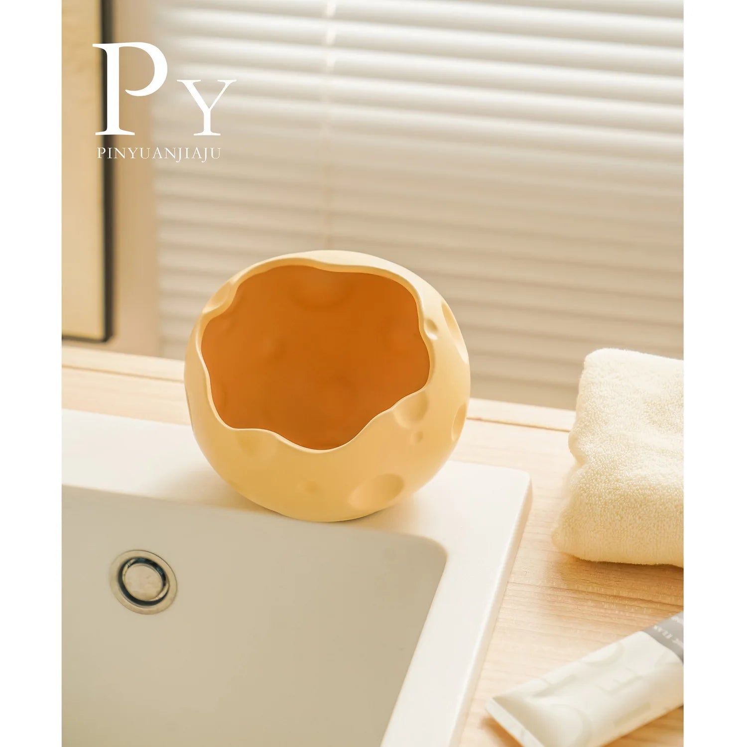 Ceramic Cheese Soap Box Draining Creative Home Daily Toilet Bathroom Washstand Light Luxury High-grade Soap Box Oasis Select F