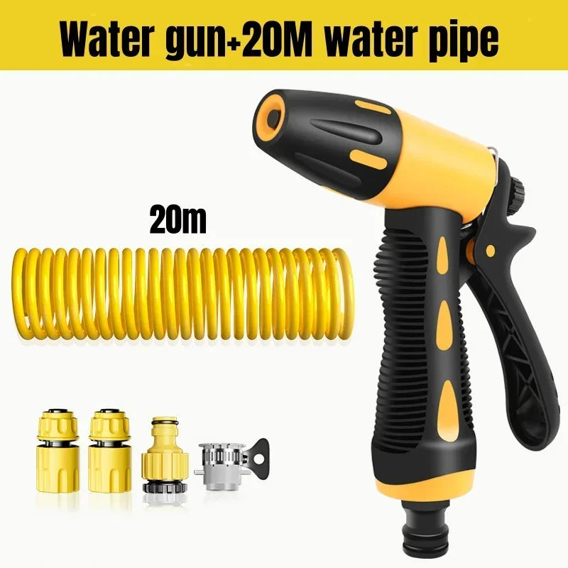 10-30 Meter Telescopic Water Pipe Car Washing Tool Set with High-pressure Nozzle Extension Hose Water Hose for Pressure Cleaner Oasis Select 20 set