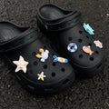 1set Cute Summer Ocean Series Set Removable Simulated Fish Starfish Shoe Accessories DIY Removable Slippers Accessories Gift Oasis Select 1set China Mainland
