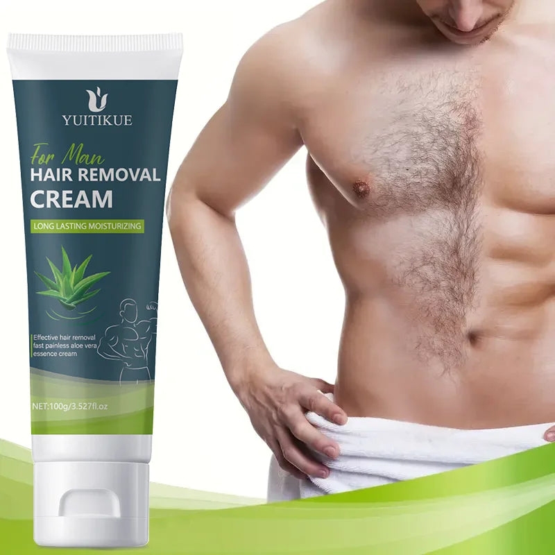 YUITIKUE Men's Hair Removal Cream – Sensitive Skin 100g