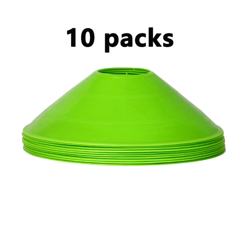 10-Pack Mini Soccer Agility Marker Discs | Training Cones