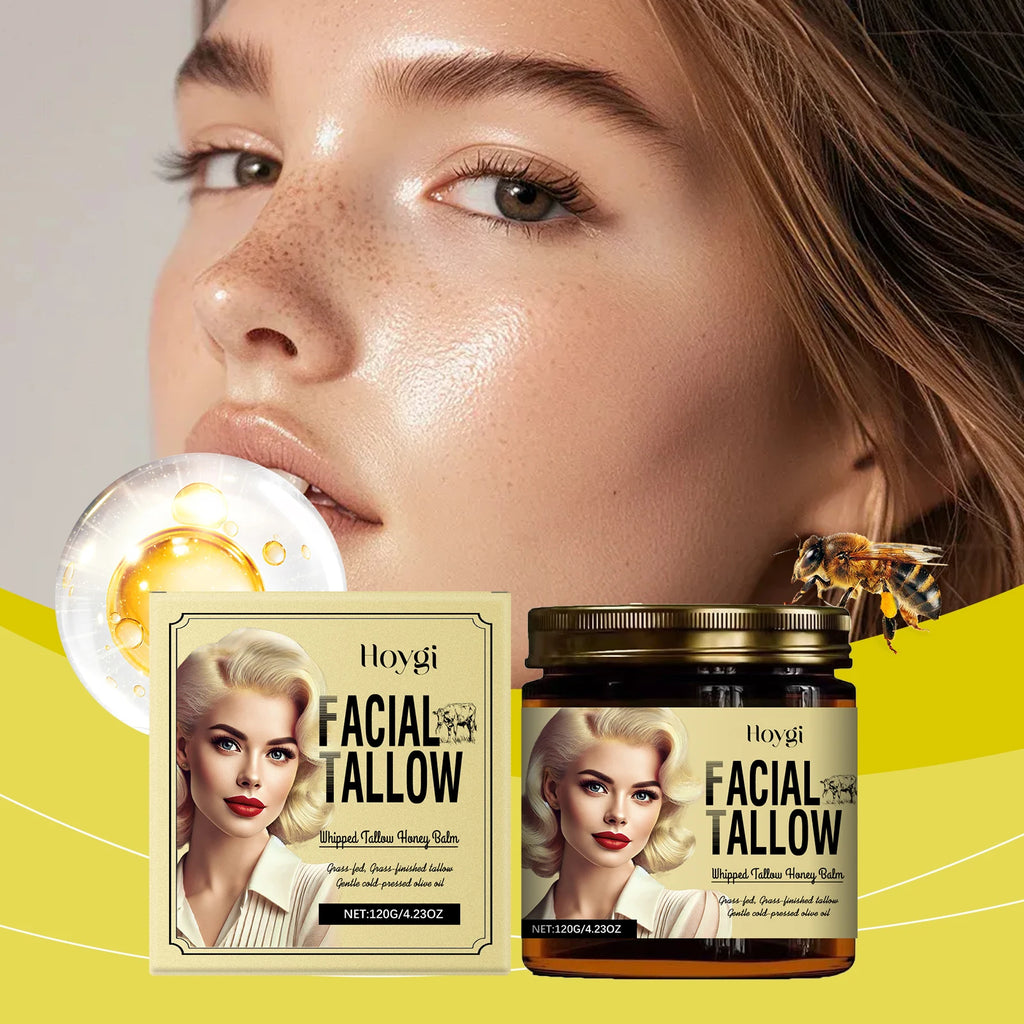 Tallow & Honey Face Cream – 48Hr Moisture, Dry & Sensitive Skin